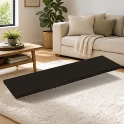 Concise Details on Brown Oak Wall Shelf