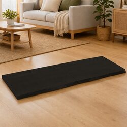 Compact Solid Oak Wall Shelf with Folding Functionality