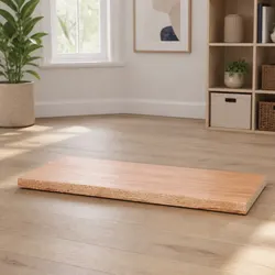 Solid Oak Wood Tabletop with Live Edge - Quick Overview 100x50cm