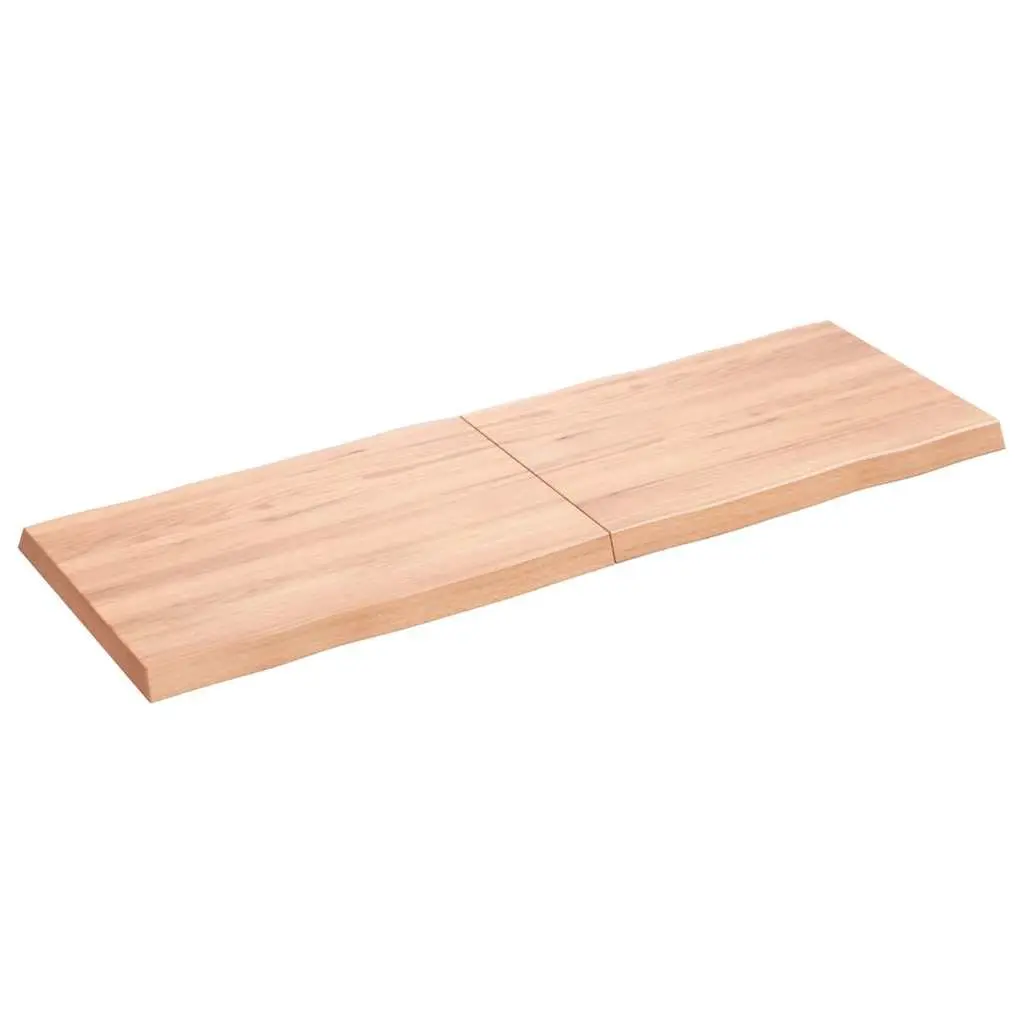 Wooden Table Top Brown Solid Oak Live Edge Foldable Replacement Desk