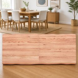 Light Brown Solid Oak Table Top