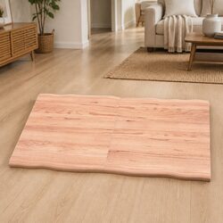 Crafted Solid Oak Table Top: 120x60cm, Foldable and Unique