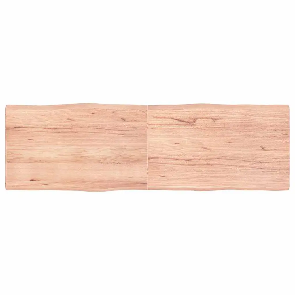 Solid Wood Table Top Live Edge Brown 160x50cm Foldable Replacement Tabletop
