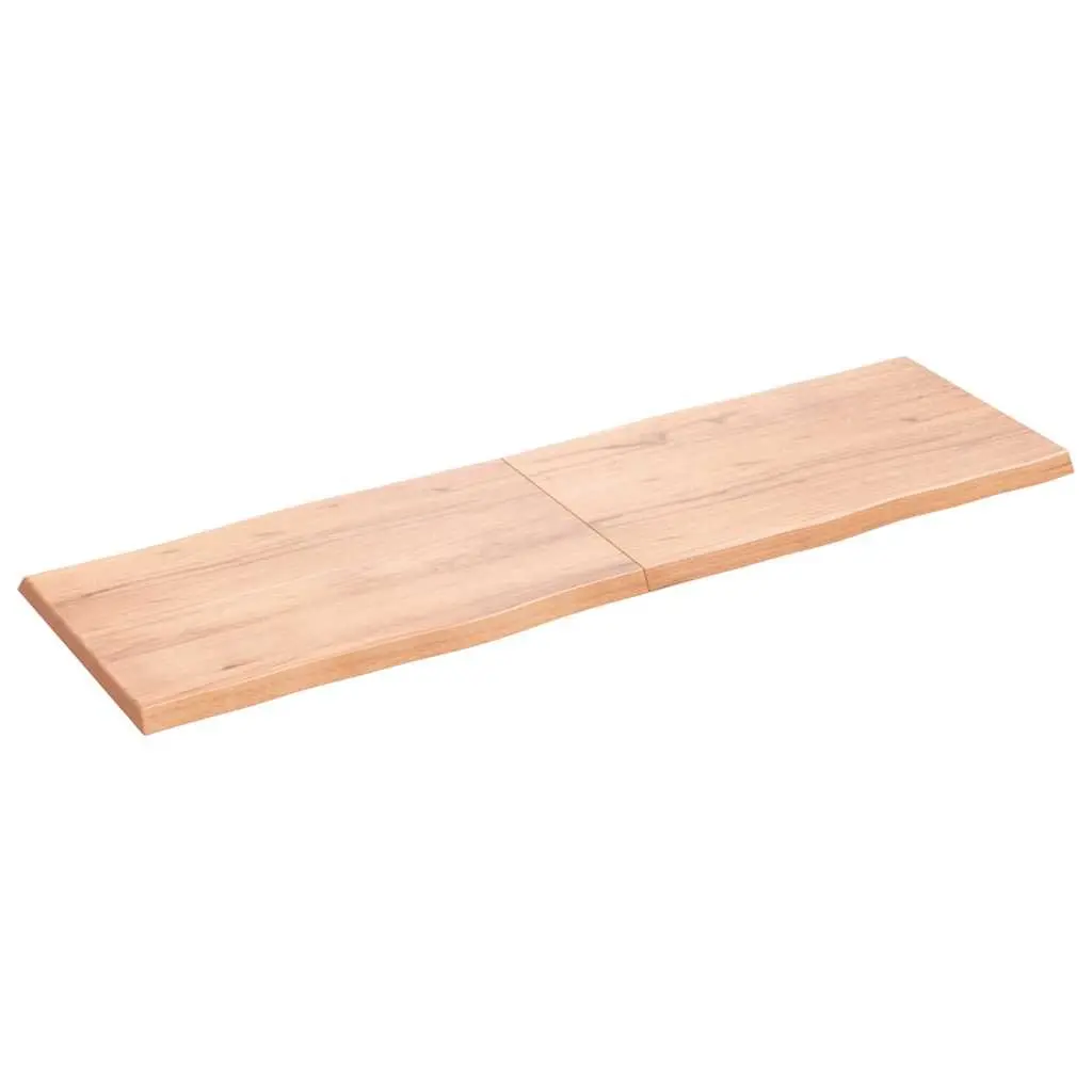 Solid Wood Table Top Live Edge Brown 160x50cm Foldable Replacement Tabletop