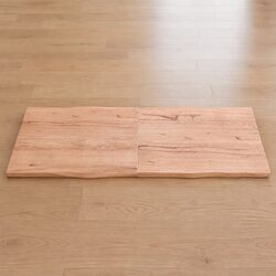 Solid Oak Table Top with Unique Live Edge 160x60cm