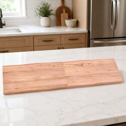 Compact Folding Live Edge Oak Table Top – Ready to Use