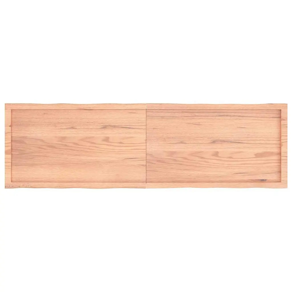 Wooden Table Top Brown Live Edge Solid Oak Folding Replacement Board