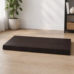 Friendly 60x40cm Handcrafted Table Top in Dark Brown