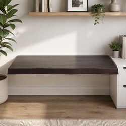 Quality Dark Brown Wooden Tabletop 80x60cm for Any Space