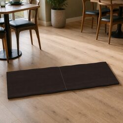 Compact and Functional Dark Brown Live Edge Table Top 160x60cm