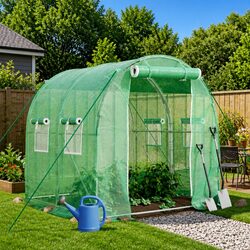 Compact and Sturdy 4m² Greenhouse for Plant Lovers