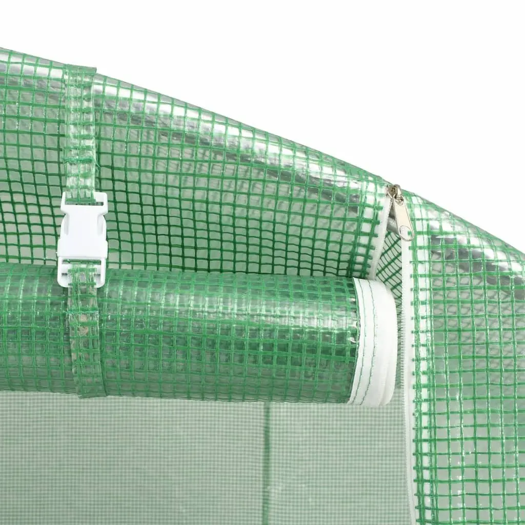 Greenhouse Green 4x2x2m PE Cover Steel Frame Outdoor Plant House