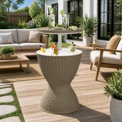 Compact 3-in-1 Ice Cooler Table for Outdoor Gatherings