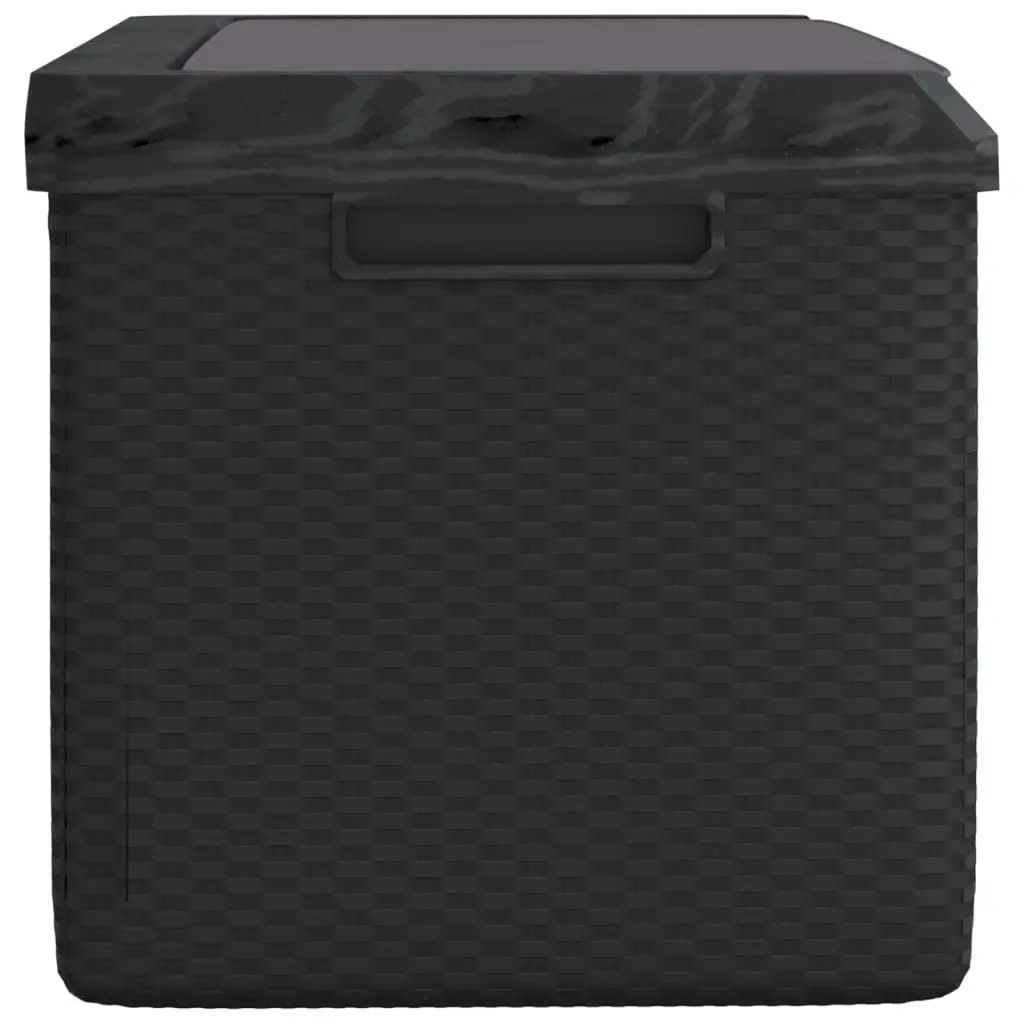 Garden Storage Box Anthracite 350L Weather Resistant with Seat Cushion