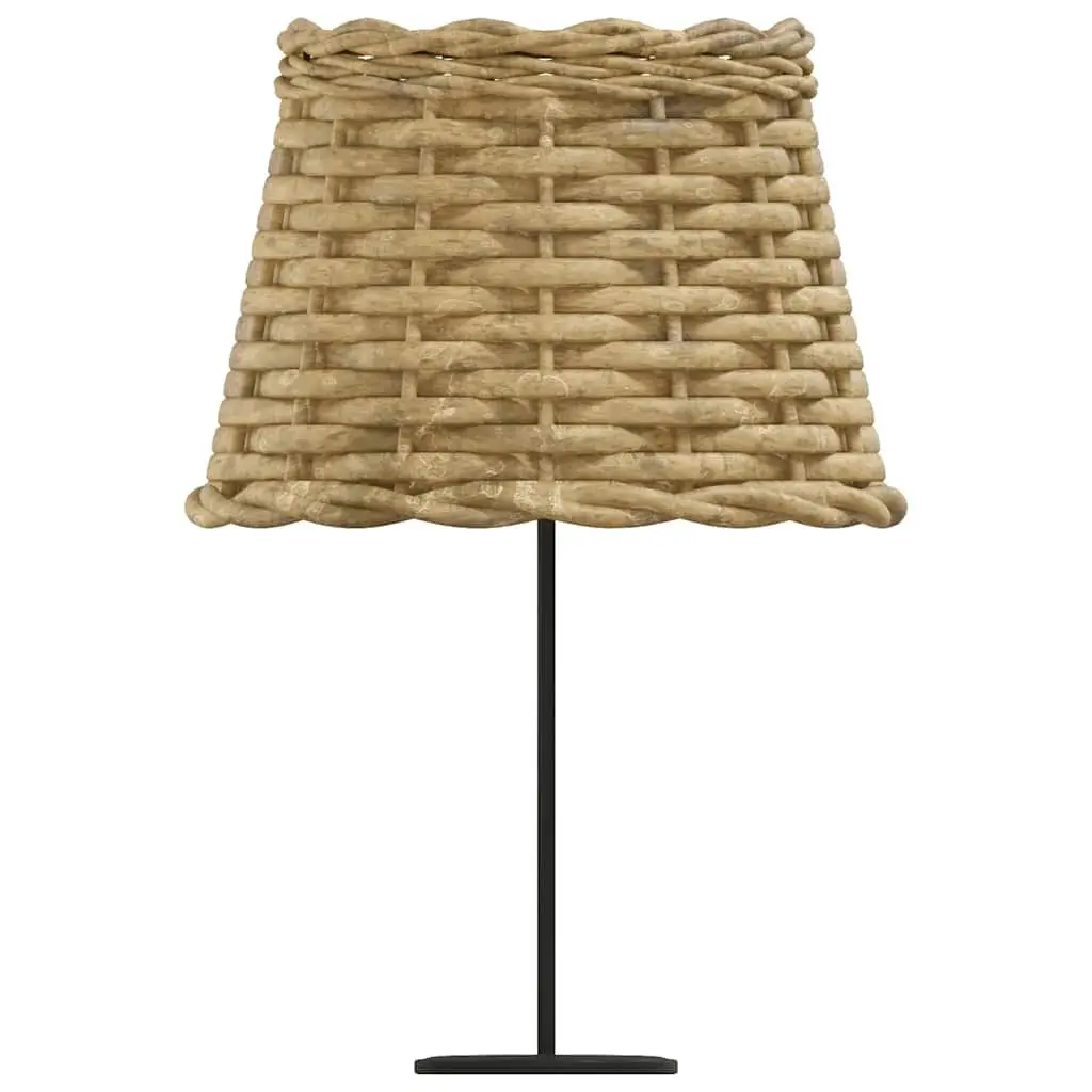 Wicker Lamp Shade Brown Ceiling Table Light Fixture Natural Handcrafted Home