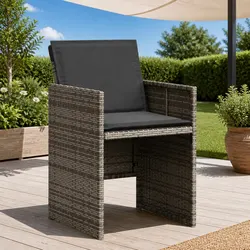 Outdoor Chair Set with Cushions for Comfort