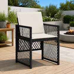 Compact and Stylish 4-Piece Rattan Chair Set