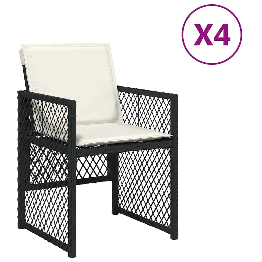 4-Piece Rattan Chair Set