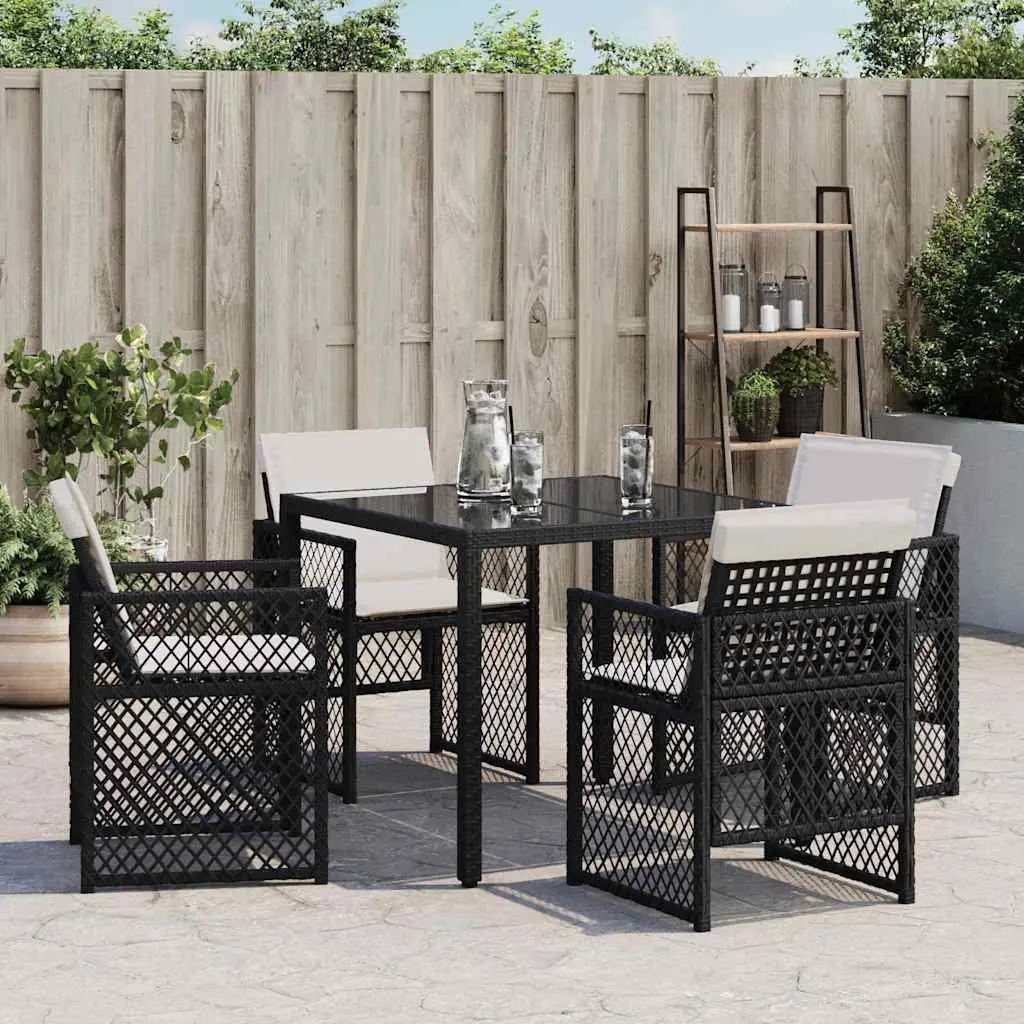 4-Piece Rattan Chair Set