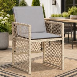 4-Pack Outdoor Garden Chairs with Cushions for Relaxation