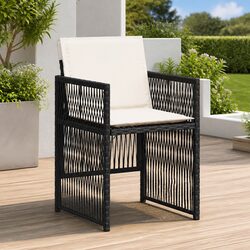 Compact and Comfortable Outdoor Chair Set of 4