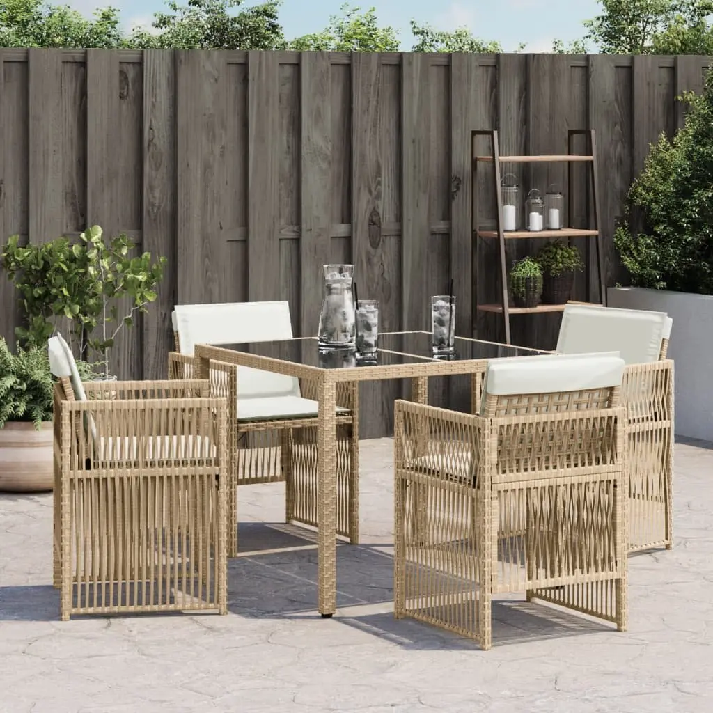 Garden Chair Set, 4 pcs
