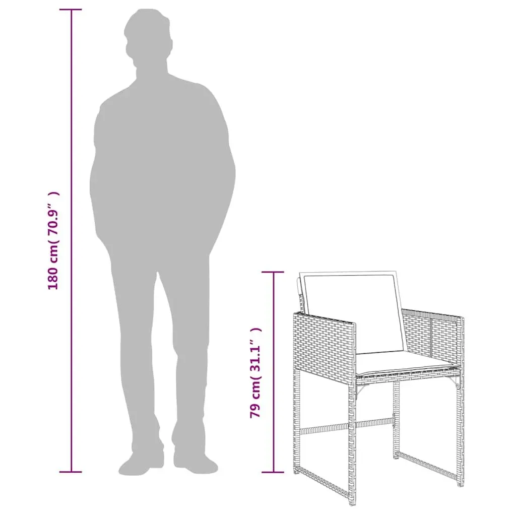 4-Piece Outdoor Chair Set