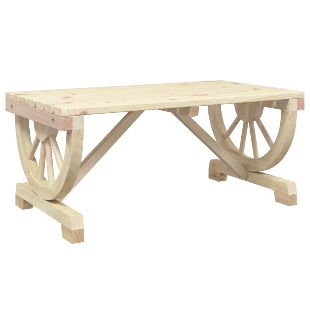 Garden Coffee Table 90x50x40 cm Outdoor Patio Furniture Solid Wood Fir Brown