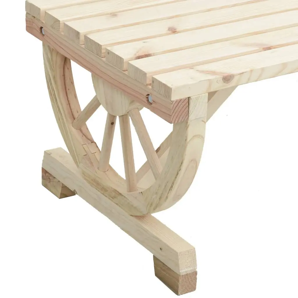 Garden Coffee Table 90x50x40 cm Outdoor Patio Furniture Solid Wood Fir Brown
