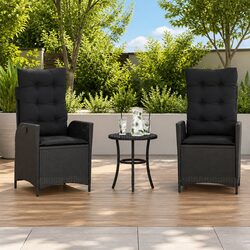 Compact and Durable 3 Piece Outdoor Bistro Set