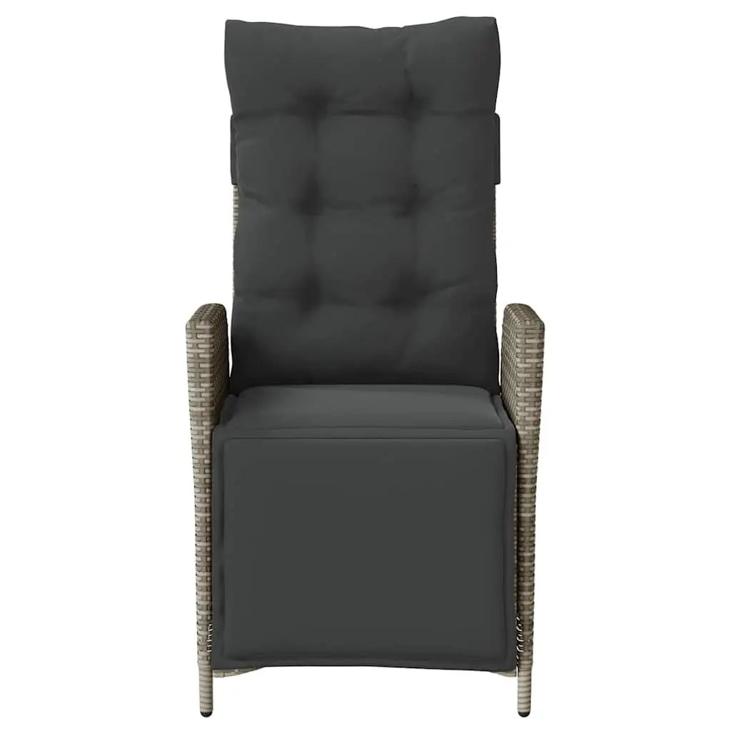 Grey Outdoor Reclining Chair