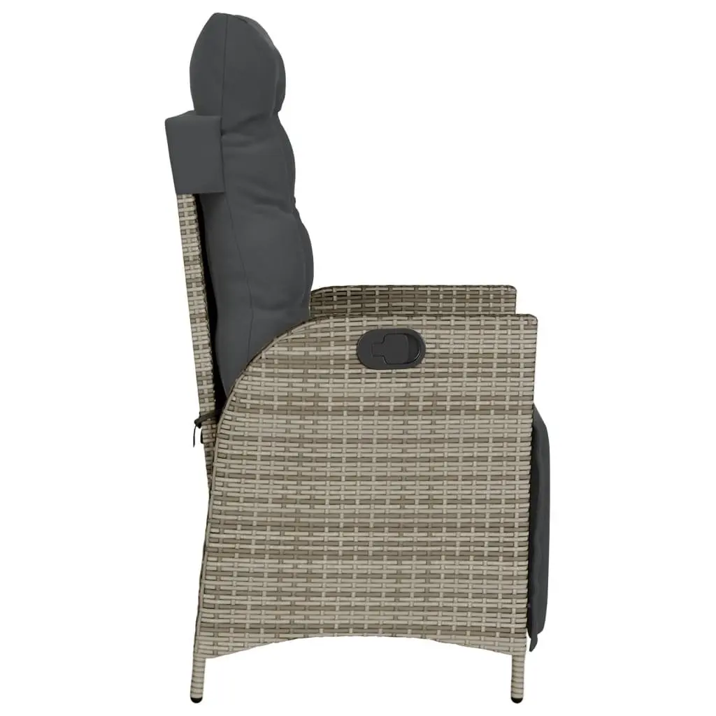 Grey Outdoor Reclining Chair