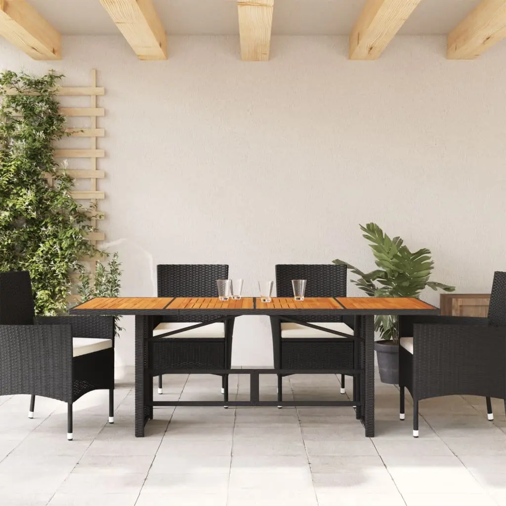 Garden Dining Table with Sturdy Build