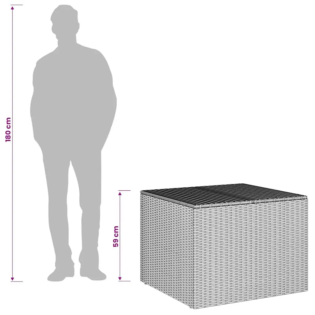 Grey Garden Storage Box 291L