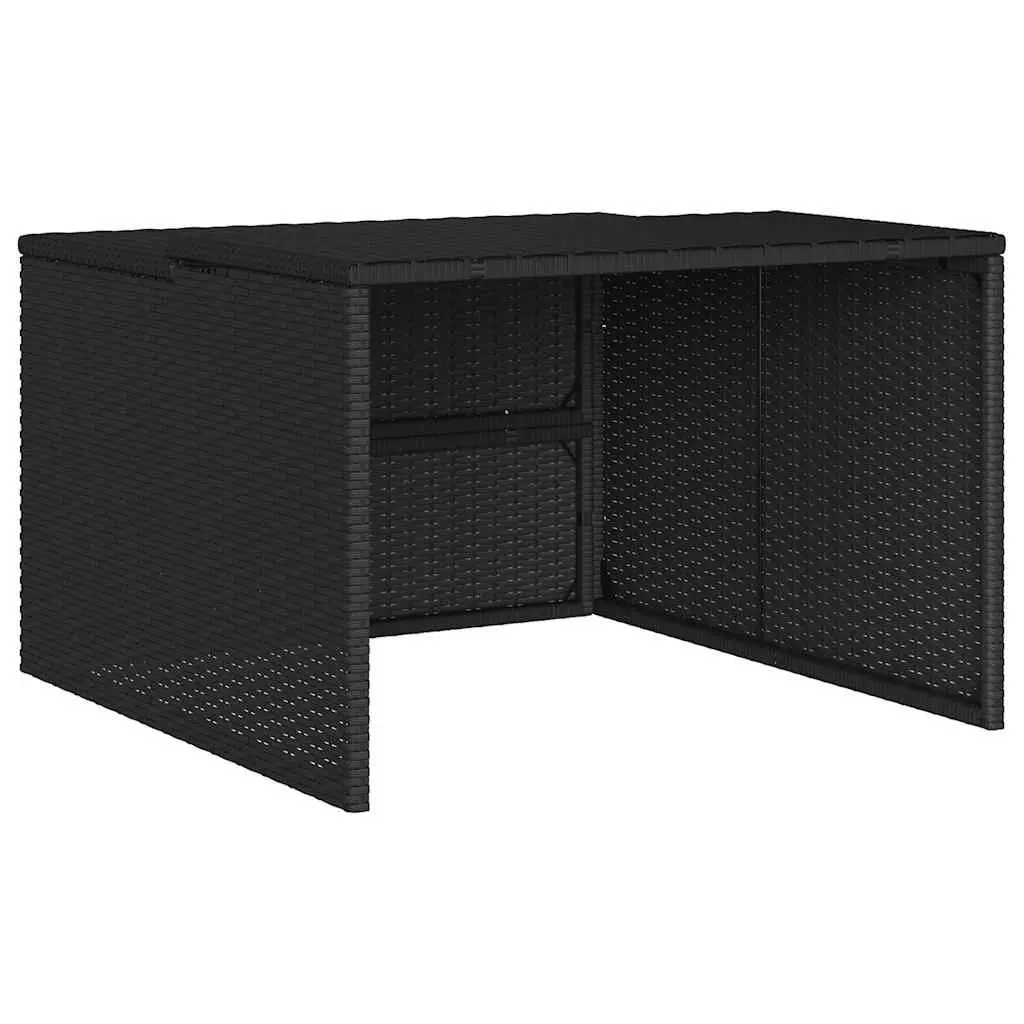Robot Mower Garage Black 86x90x52cm Weather Resistant Outdoor Storage Shed