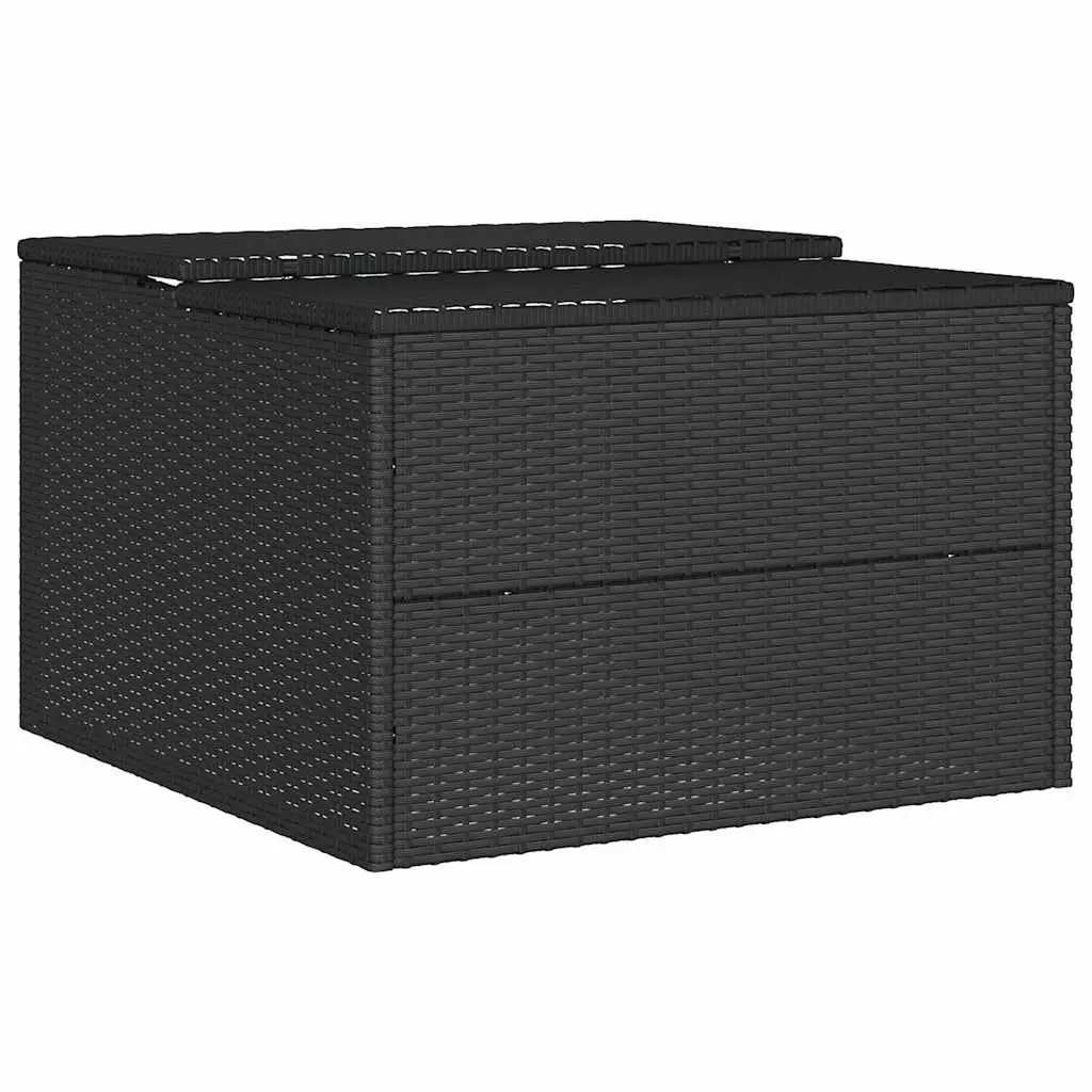 Robot Mower Garage Black 86x90x52cm Weather Resistant Outdoor Storage Shed