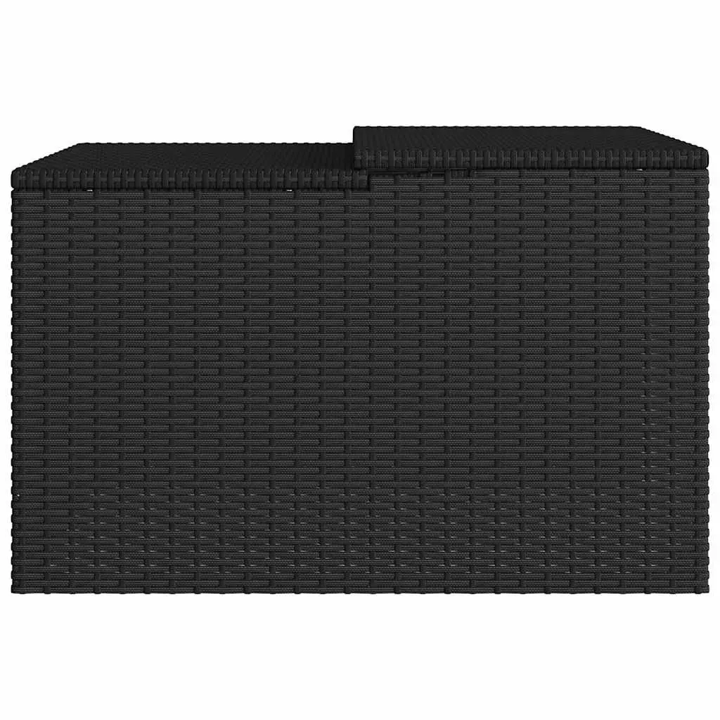 Robot Mower Garage Black 86x90x52cm Weather Resistant Outdoor Storage Shed