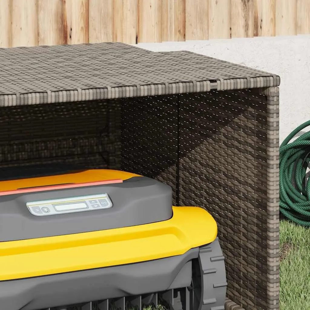 Robot Mower Garage Grey Weather Protection Outdoor Shelter