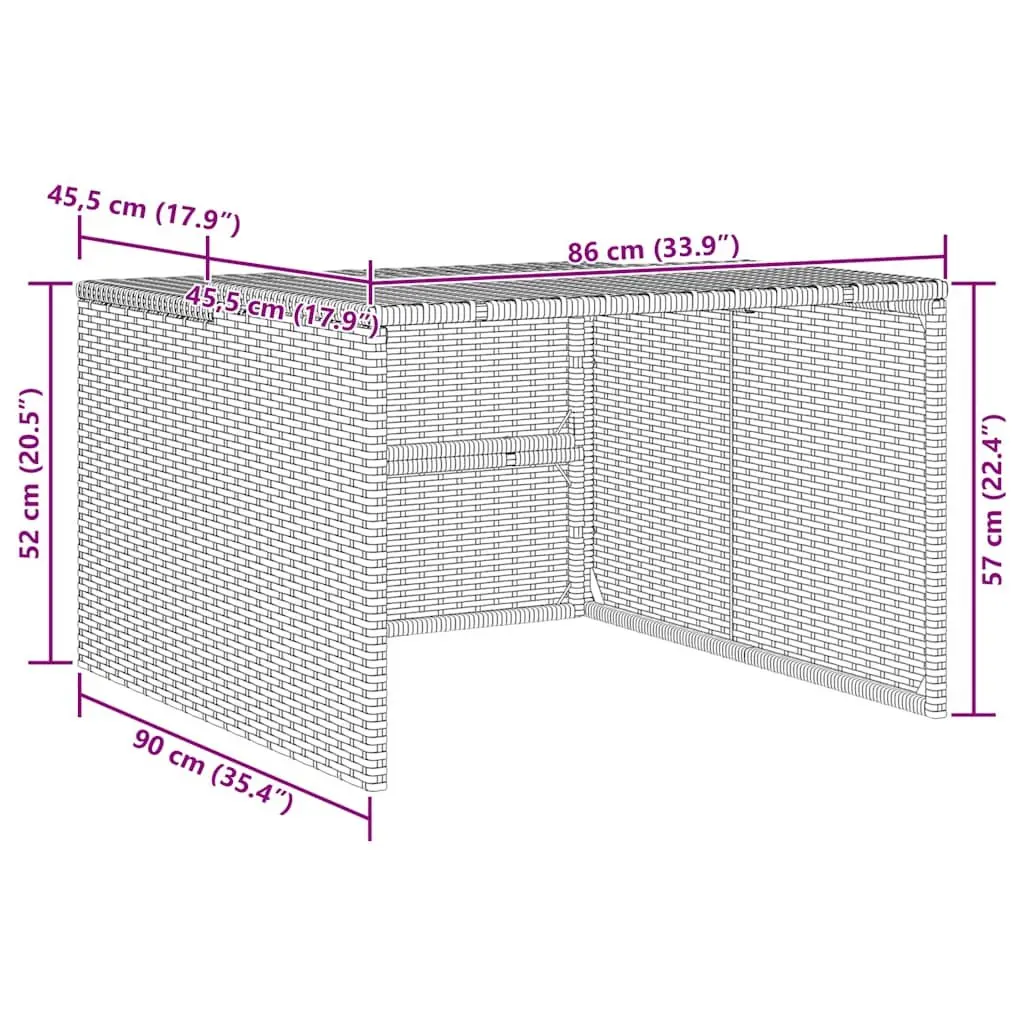 Robot Mower Garage Grey Weather Protection Outdoor Shelter