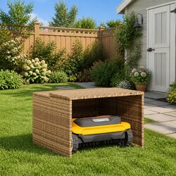 Compact and Effective Robot Mower Garage Solution