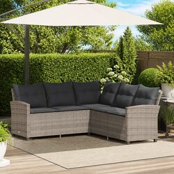 L-Shaped Outdoor Couch Sofa for Easy Relaxation