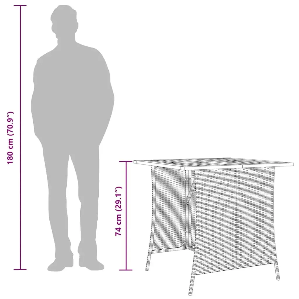 5 Piece Outdoor Dining Set with Removable Cushions