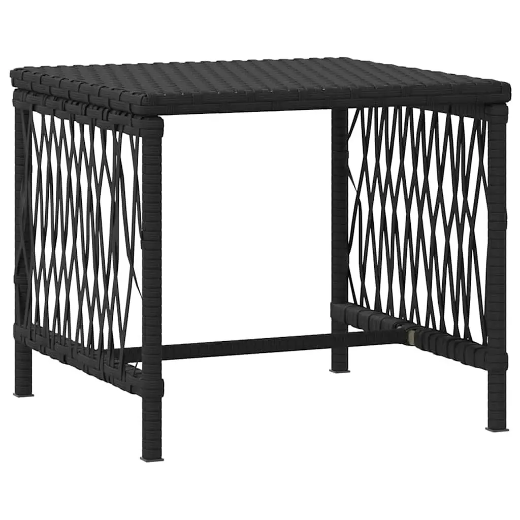 Sun Lounger 3 Pieces Black Cream White Outdoor Garden Patio Lounging Chair Set