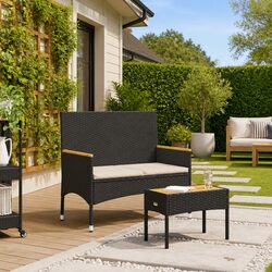 2-Seater Garden Bench for Relaxation