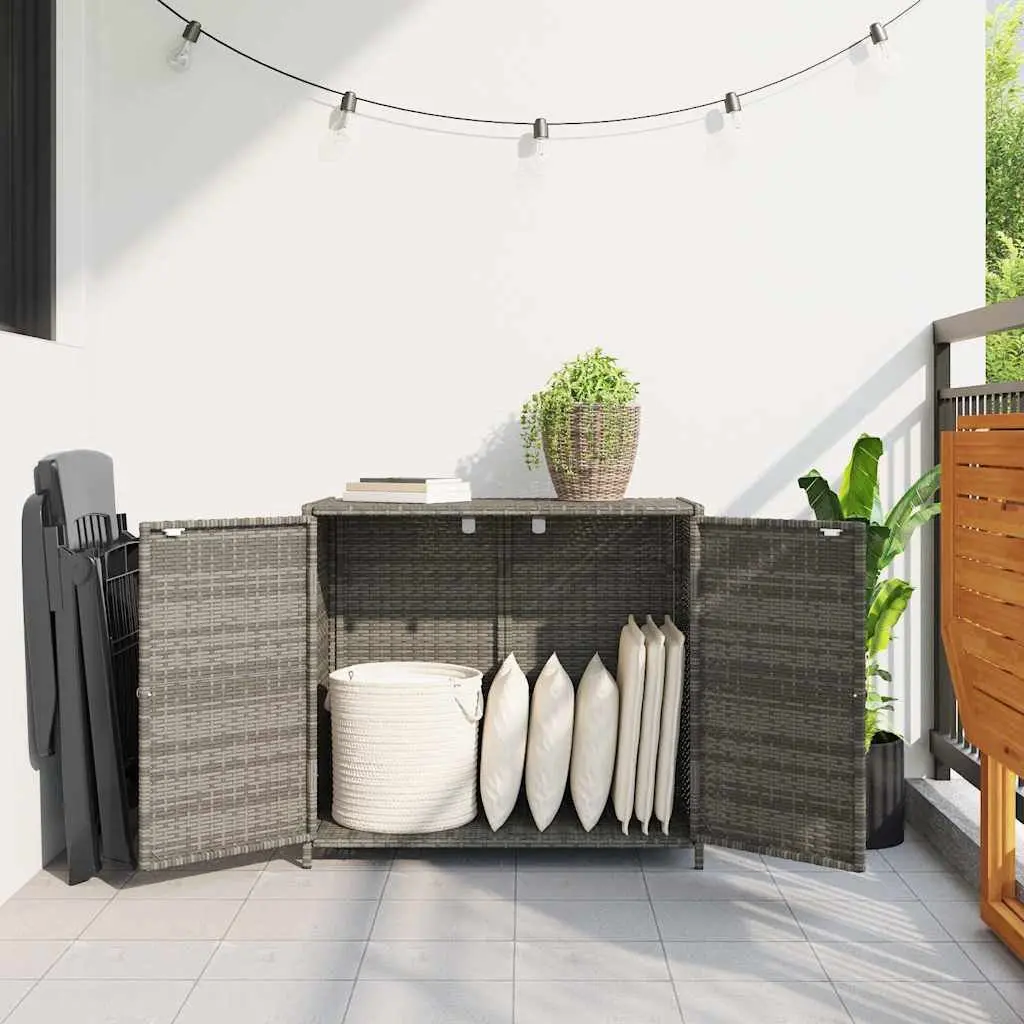 Grey Garden Storage Cabinet