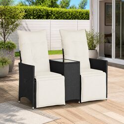 2-Seater Garden Sofa Set