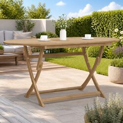 Folding Garden Table for Easy Outdoor Dining
