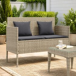 Quality Garden Bench with Cushion and Storage Features