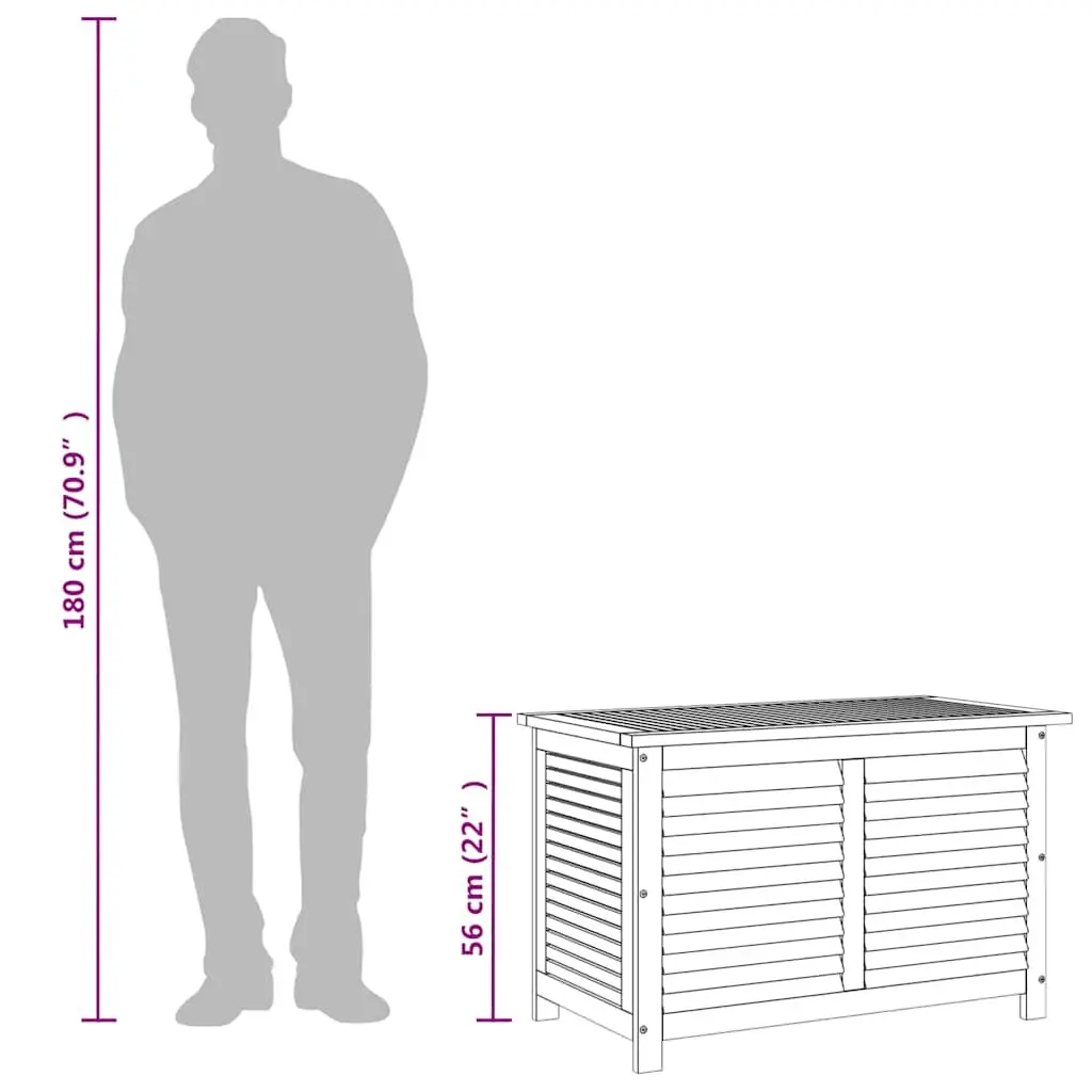 Garden Storage Box 90x50x56cm