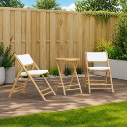 2 Piece Folding Bistro Set for Stylish Outdoor Spaces